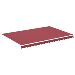 Berkfield Replacement Fabric For Awning Burgundy Red 4.5X3 M - thumbnail 2