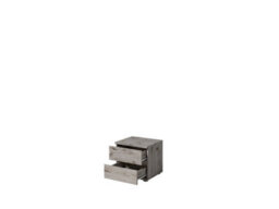 Arte Modern Oak Wellington Bedside Cabinet Pair 47Cm - Handle-Free Design, Perfect For Shared Bedrooms - thumbnail 2