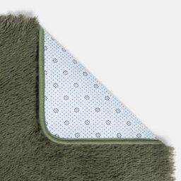 Ohs Soft Fluffy Rug Anti-Slip Carpet Area Floor Mat, Woodland Green - 80 X 150Cm - thumbnail 5