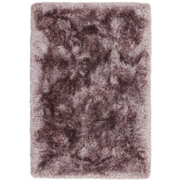 Pink Handmade , Luxurious , Modern , Plain , Shaggy , Sparkle Easy To Clean Rug For Living Room, Bedroom - 70Cm X 140Cm - thumbnail 1