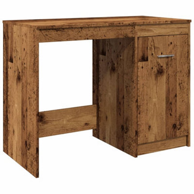 Berkfield Modern Desk Old Wood 100X50X76 Cm Engineered Wood - image 1