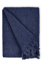 Waffle Collection Recycled Cotton Throw - thumbnail 2