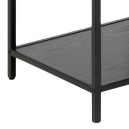 Wyld Haus El Paso Tall Black Metal Bookcase With 5 Ash Shelves - thumbnail 9