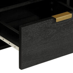 Berkfield Tv Cabinet Black 100X33X46 Cm Engineered Wood - thumbnail 7