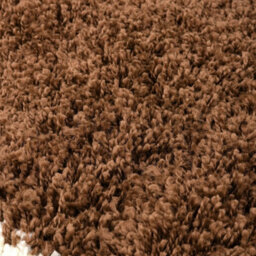 "Bravich Brown Checked Thick Shaggy Rug - California - 60X110Cm (2'x3'7"")" - thumbnail 7