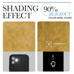Bedlooms Ochre Crushed Velvet Curtains Blackout Thermal Insulated Eyelet Curtain (Pair) 66 X 54 Inches With Tie Back Two - thumbnail 3