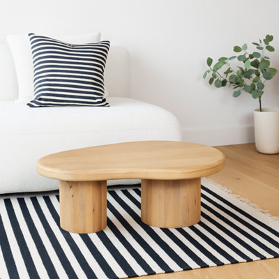 Wyld Haus Buffalo Abstract Natural Mango Wood Coffee Table - image 1