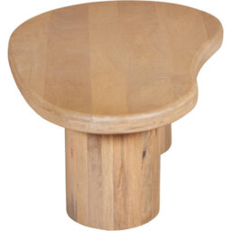 Wyld Haus Buffalo Abstract Natural Mango Wood Coffee Table - thumbnail 5