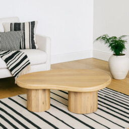 Wyld Haus Buffalo Abstract Natural Mango Wood Coffee Table - thumbnail 2