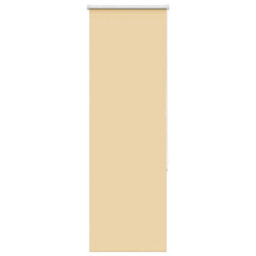 Berkfield Durable Roller Blind Blackout Beige 40X150 Cm Fabric Width 35.7 Cm Polyester - thumbnail 2