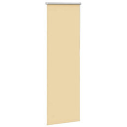 Berkfield Durable Roller Blind Blackout Beige 40X150 Cm Fabric Width 35.7 Cm Polyester - thumbnail 3