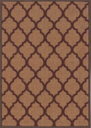Machine Washable Trellis Design Anti Slip Doormats Beige 80X300 Cm - thumbnail 2