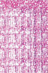 Netagon Shimmer Tinsel Curtain Reindeer Christmas Tree Design 3M X 1M Pink - thumbnail 7