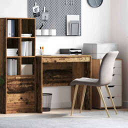 Berkfield Classic Desk Old Wood 80X50X76 Cm Engineered Wood - thumbnail 2