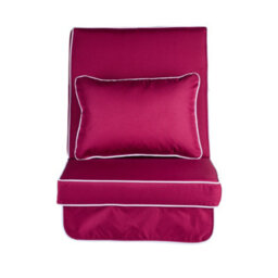 Alfresia Replacement Wine Red Luxury Swing Seat Cushion With Luxury Thick Foam Filling - thumbnail 2