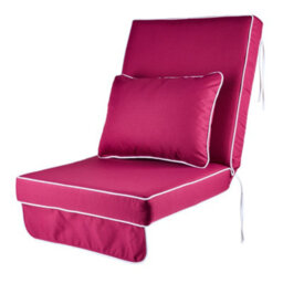 Alfresia Replacement Wine Red Luxury Swing Seat Cushion With Luxury Thick Foam Filling