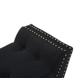 Buttercup Farm Alea Bench - Wood/textile - L46 X W161 X H55 Cm - Black - thumbnail 6