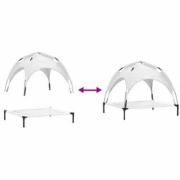 Walplus Silver Grey Dog Bed Xl Steel Frame - 1Pc - thumbnail 9