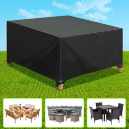115X115X70Cm Heavy Duty Waterproof Garden Patio Furniture Cover For Rattan Table