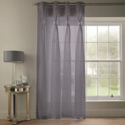 Luxury Living Diana Dolly Voile Semi-Sheer Eyelet Curtain Panel