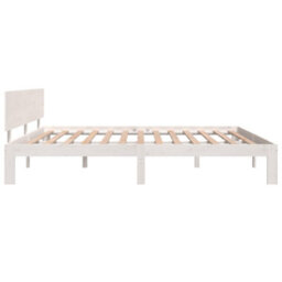 Vidaxl Bed Frame Without Mattress White 180X200Cm Super King Size - thumbnail 5
