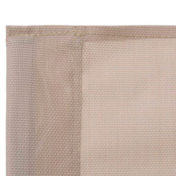 Berkfield 4 Piece Garden Lounge Set Fabric & Steel Cream - thumbnail 5