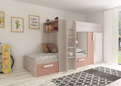 Trasman Barca Bunkbed Cascina/pink - image 1