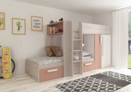 Trasman Barca Bunkbed Cascina/pink