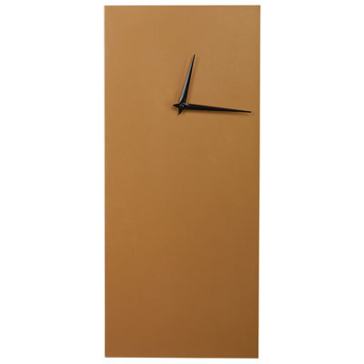Beliani Wall Clock Pombal 22 Cm Metal Gold - image 1