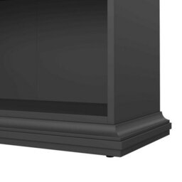 Wyld Haus Osaka Farmhouse Dark Grey Wooden Tall Bookcase - thumbnail 8