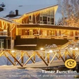400 Icicle Lights 12M Christmas Outdoor Lights Bright Snowing Led Xmas Effect Warm White - thumbnail 2