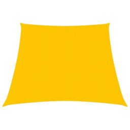 Berkfield Sunshade Sail 160 G/m2 Yellow 3/4X2 M Hdpe - thumbnail 1