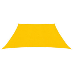 Berkfield Sunshade Sail 160 G/m2 Yellow 3/4X2 M Hdpe - thumbnail 2