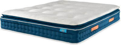 ELLE Decoration The Sunstone Natural Pocket Spring, Luxury Hand Sewn Tufted Design, Pressure Relief Pillowtop - King Size - image 1