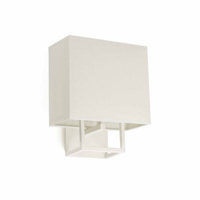 Luminosa Lighting Luminosa Vesper 1 Light Indoor Wall Lamp White With Shade, E14 - image 1