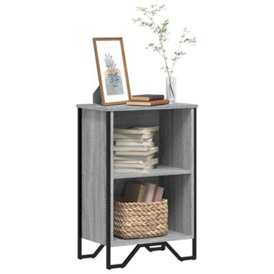 Berkfield Bookcase Grey Sonoma 50X31X74.5 Cm Engineered Wood - image 1