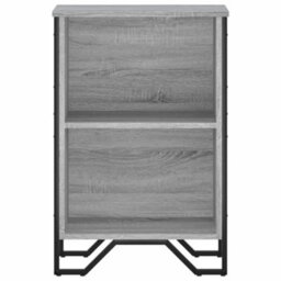 Berkfield Bookcase Grey Sonoma 50X31X74.5 Cm Engineered Wood - thumbnail 4