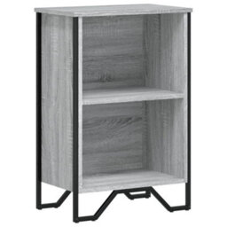 Berkfield Bookcase Grey Sonoma 50X31X74.5 Cm Engineered Wood - thumbnail 2