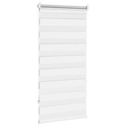 Walplus White Zebra Blind 60 X 120 Cm - Light Filtering Roller Blind With Fittings Included - thumbnail 4