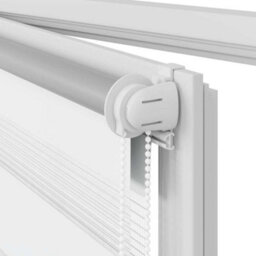 Walplus White Zebra Blind 60 X 120 Cm - Light Filtering Roller Blind With Fittings Included - thumbnail 9