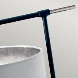 Luminosa Lighting Luminosa Balance Table Lamp With Round Shade, Black, Polished Nickel - thumbnail 5