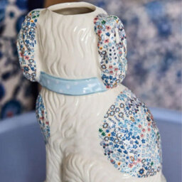 Cath Kidston Ceramic Dog Vase - Blue - thumbnail 5