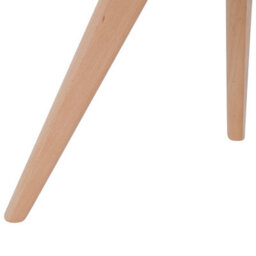 Beliani Nest Of 3 Tables - Grey Mdf Tops, Beech Tripod Legs, Matt Finish - thumbnail 6