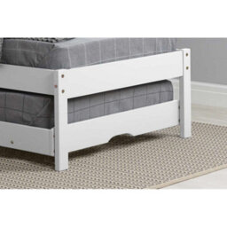 Birlea Buxton Trundle Bed Frame In White - thumbnail 3