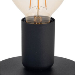 Loops 2 Pack Sleek Modern Black Table Lamp For Indoor Home Decor - Stylish Lighting Solution - thumbnail 5
