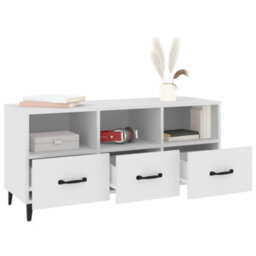 Vidaxl Tv Cabinet White 102X35X50 Cm Engineered Wood - thumbnail 4