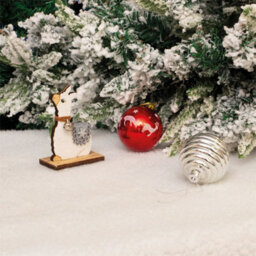 Netagon Festive Wooden Sitting Alpaca Christmas Ornament - thumbnail 5