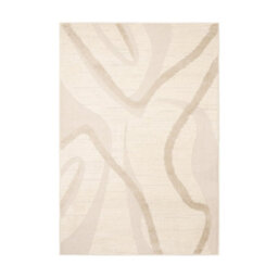 Melrose Ava Abstract Wave Design Cream Beige Large Indoor Area Rug 160/230Cm - thumbnail 4