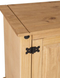 Mews Corona Sideboard 2 Door Cupboard Solid Mexican Pine - thumbnail 4