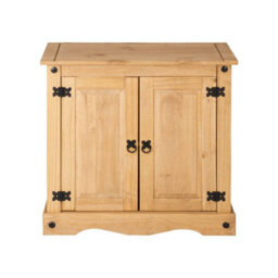 Mews Corona Sideboard 2 Door Cupboard Solid Mexican Pine - thumbnail 2